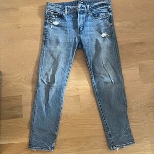 Express Men's Light Blue Skinny Jeans